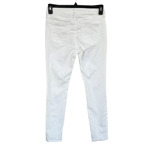 ReWash Junior SZ 9/29 Skinny Jeans Mid-Rise Stretch Pockets Zip-Fly White Womens - Picture 3 of 9